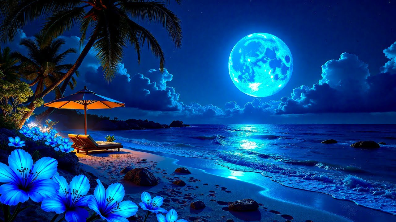 (No Ads) Fall Asleep Quickly • Powerful Sleep Aid for Insomnia • Gentle Night Ocean Sounds for Deep
