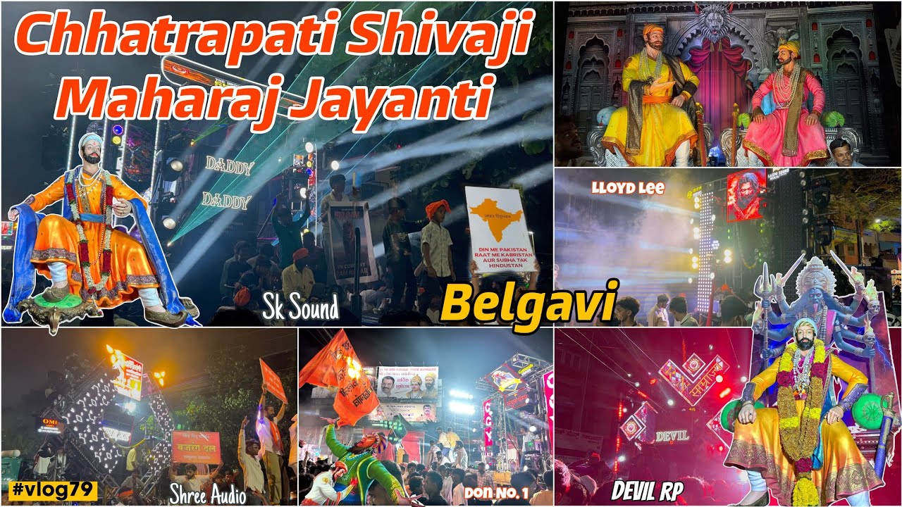 Shiv Jayanti Belgavi 2025 Vlog || Sk Sound || Devil RP || Don No. 1 #vlog79