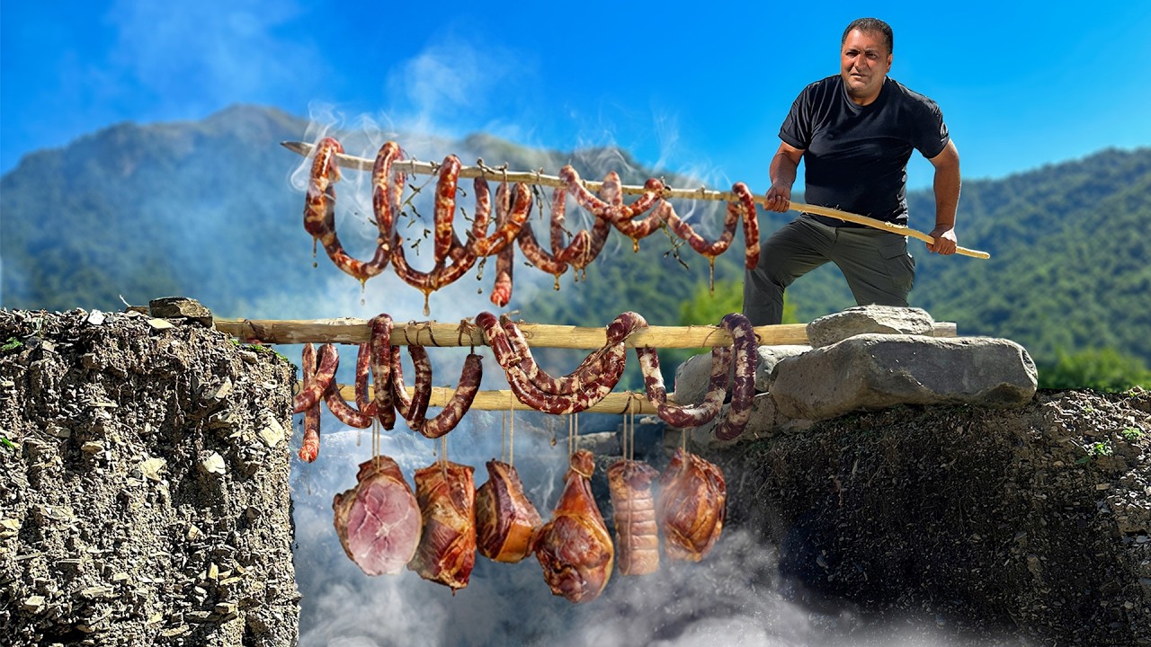 Carne Defumada Caseira 🔥 Cozinhando com Fogo na Montanha