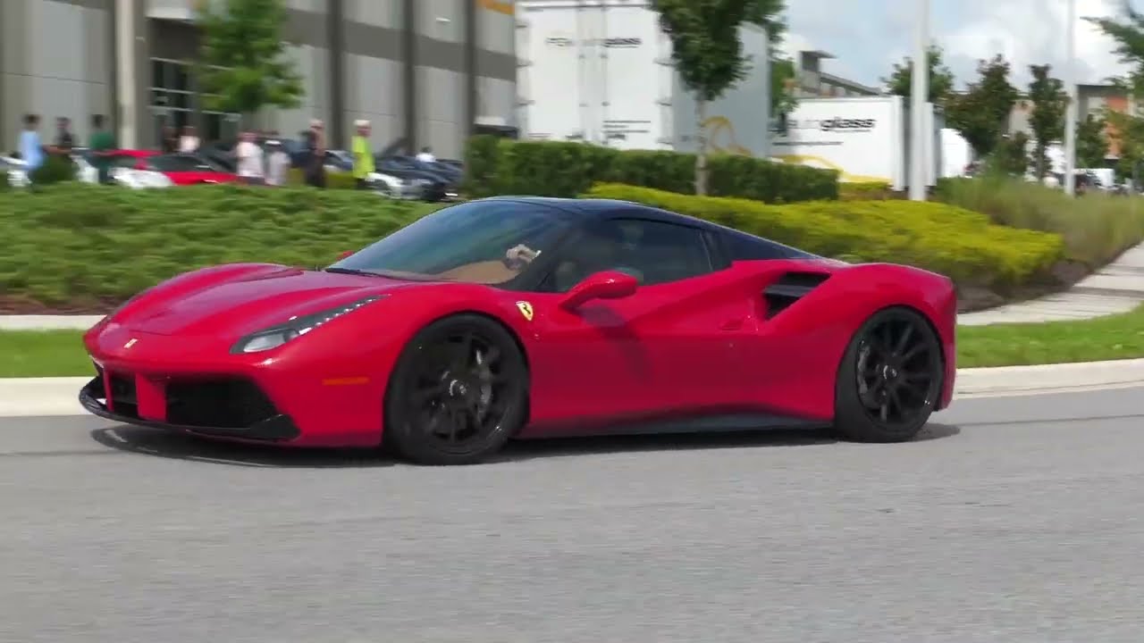 Exotic Hypercars and Supercars Leaving Car Meets Compilation