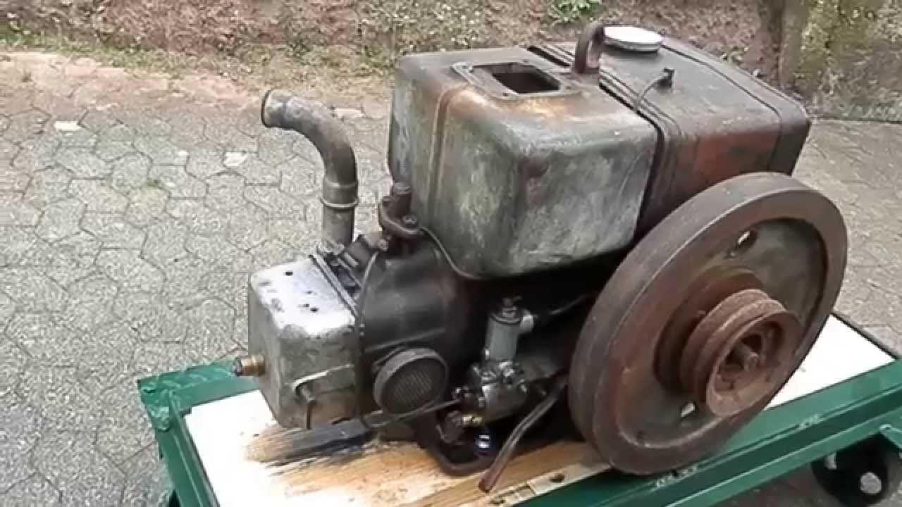 gueldner gw 8 Standmotor in Betrieb