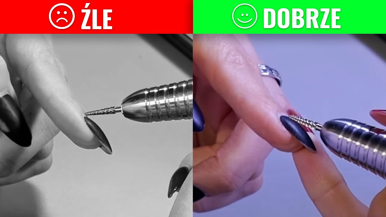 Jakie 3 błędy są często popełniane przez STYLISTKI PAZNOKCI? | Drillo