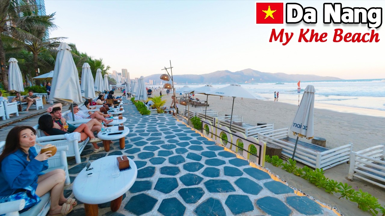 My Khe Beach is So Beautiful in October 24, 2026 - Da Nang Walking Tour, Vietnam Relaxing Film
