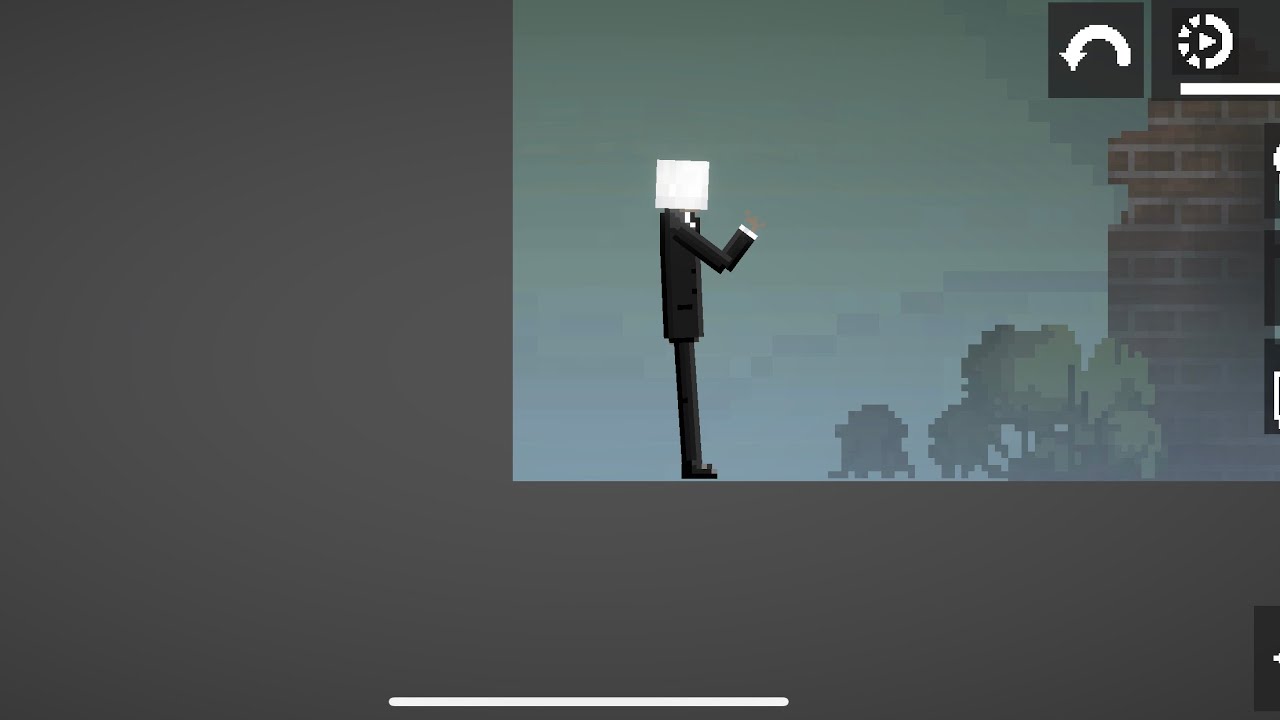How to make slender man in melon playground