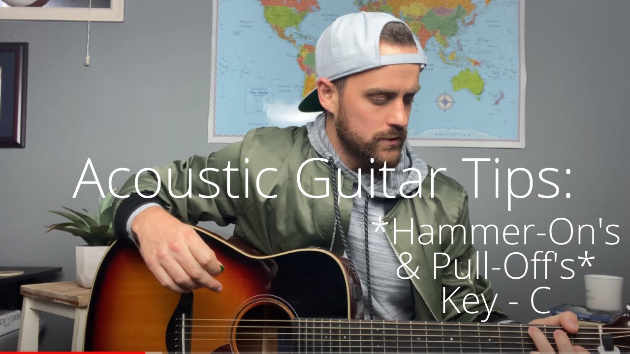Guitar Tips: Hammer-Ons and Pull-Offs (Key of C) Sound Like A Beginner No More!