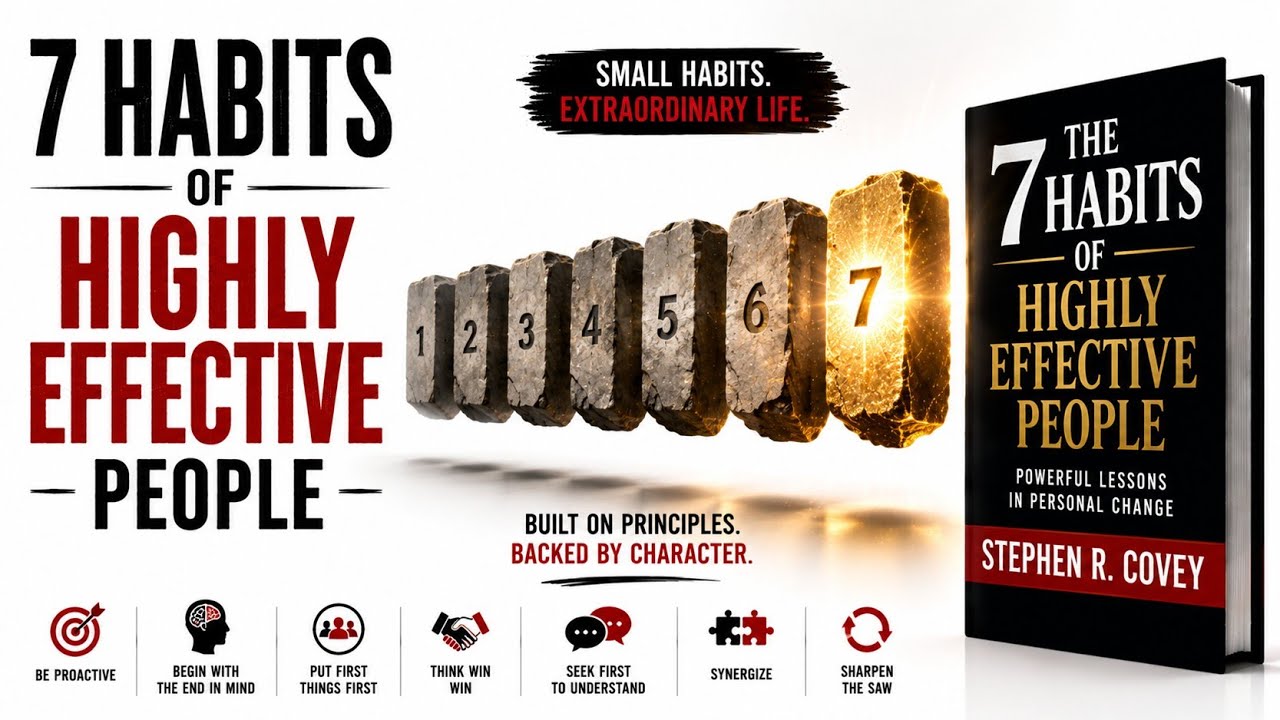 7 Powerful Habits for Success | Book Summary by Stephen R. Covey