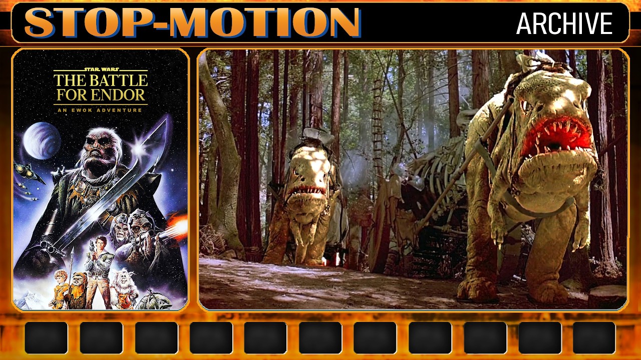 Ewoks : The Battle For Endor (1985) Stop Motion shots