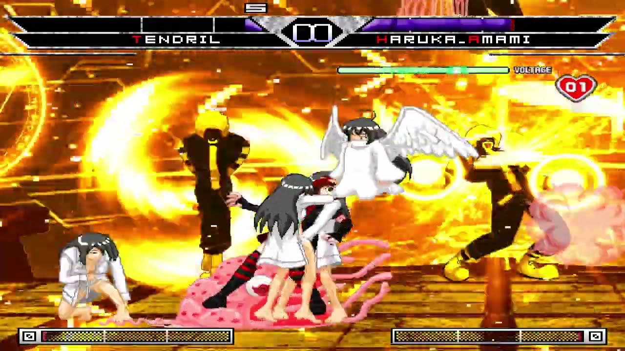 KOF MUGEN Tendril vs Haruka amami