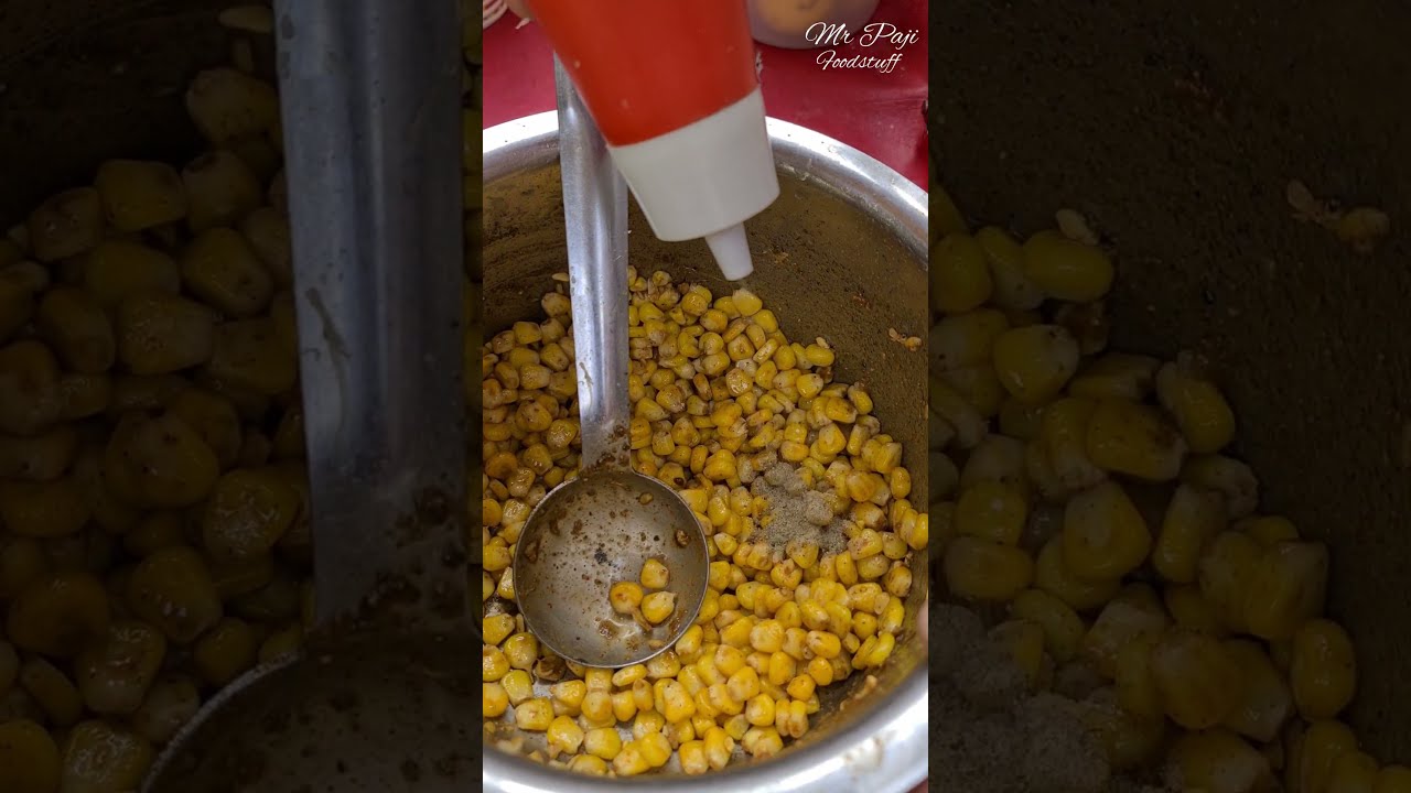 Masala Sweet Corn 🌽🌽 #Shorts// StreetFood//Sweet Corn Chaat//Masala Corn// Sweet Corn Recipe