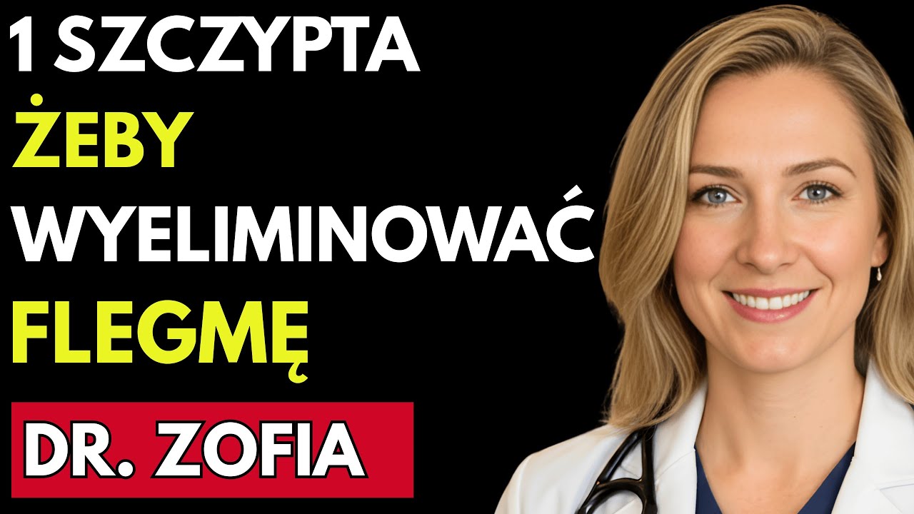 ROŚLINA #1 która ELIMINUJE FLEGMĘ i ŚLUZ z GARDŁA (Tak Ją PRZYGOTUJESZ) | Dr. Zofia Seniorzy