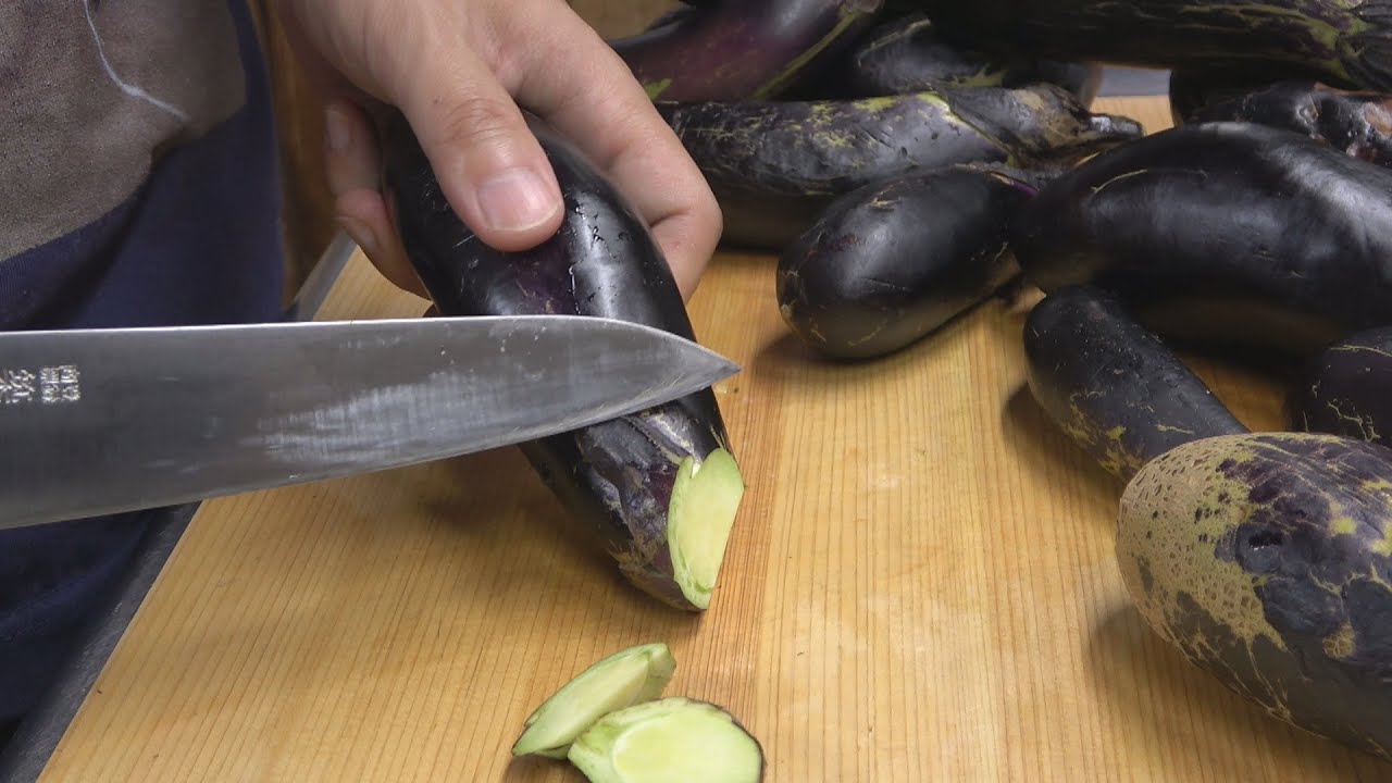 大量の傷ナスを貰ったので..1日で使い切らなければ‼︎
