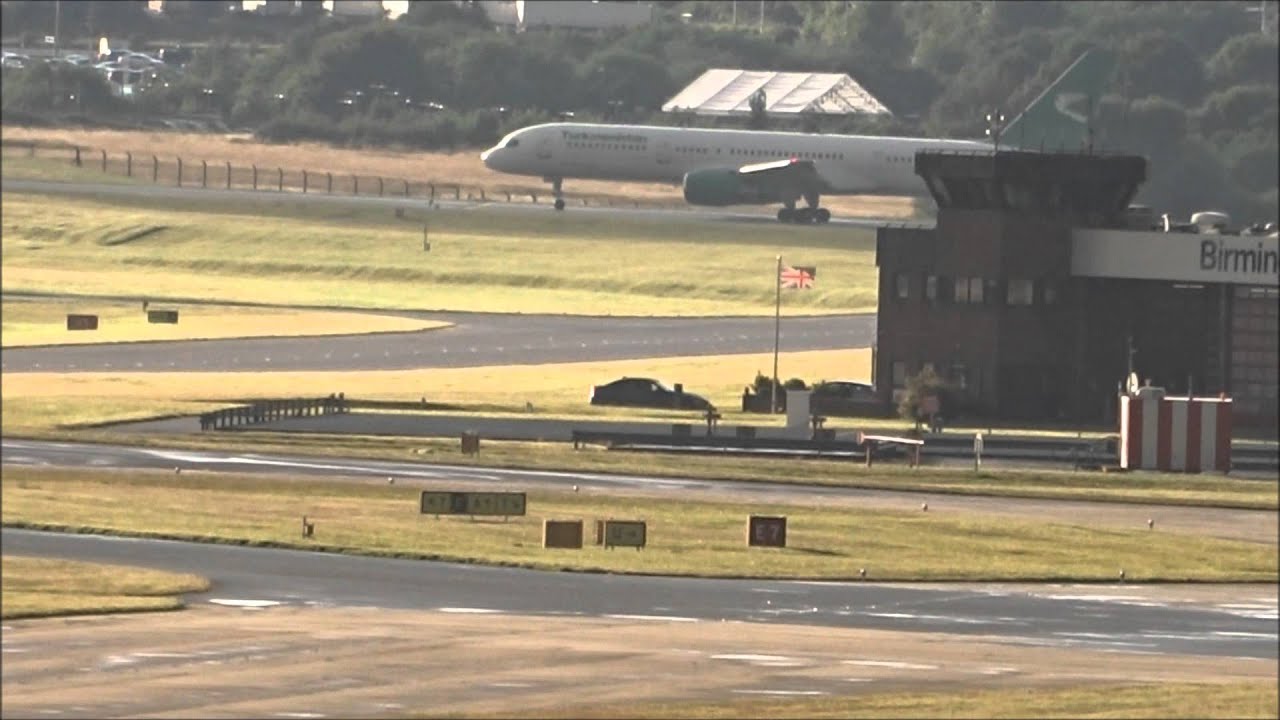 Planes at Birmingham Airport with ATC - 20th July 2015