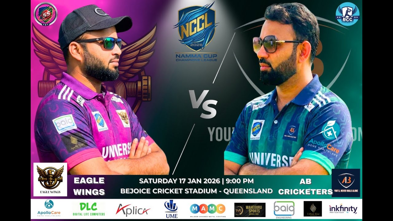 17-Jan-26 AB Cricketers Vs EAGLE WINGS AUH (karnataka) {Highlights}