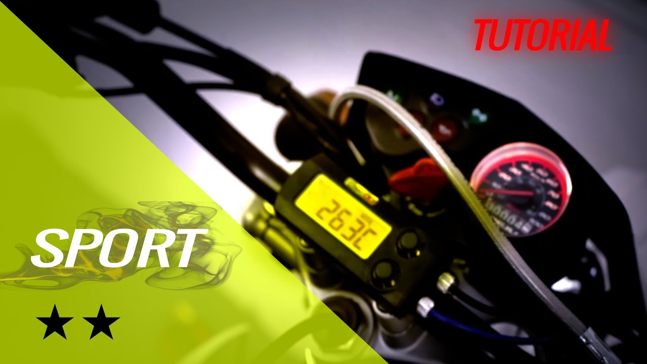 Tutorial Montage Abgastemperatursensor (Stage6) @ Rieju MRT 50