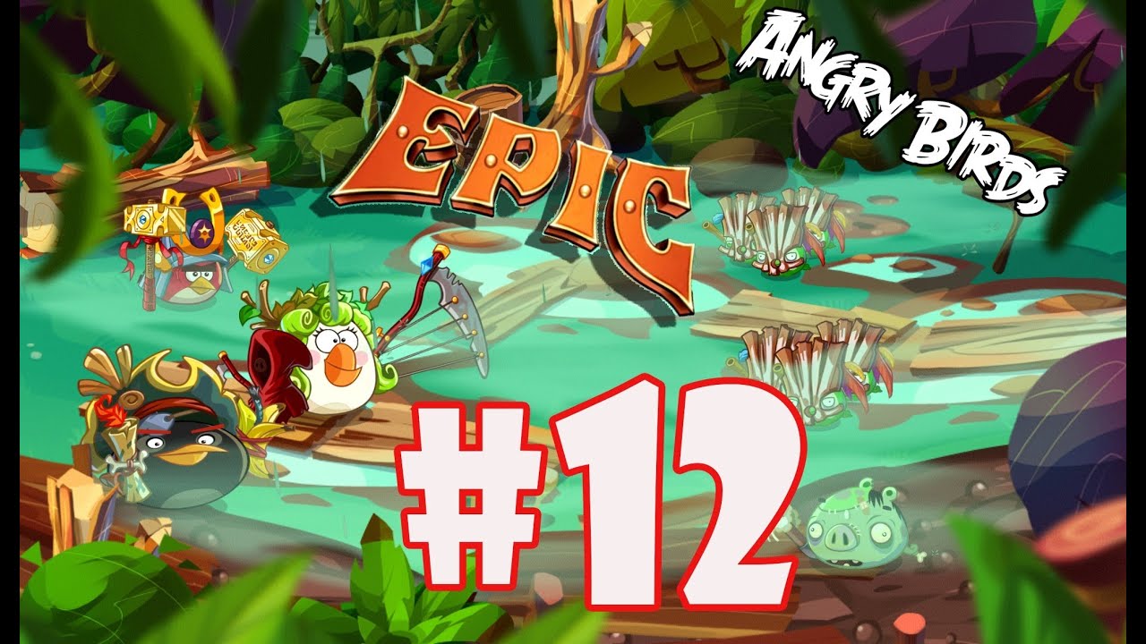 Angry Birds Epic: Part-12 Gameplay-Story Mode (Snowy Peak 1 - CASTLE: Mountain Pig Casle) 2014