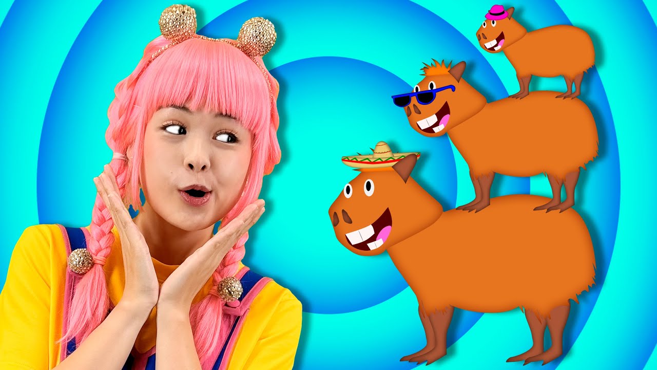Capybara! The Friendliest Animal | D Billions Kids Songs