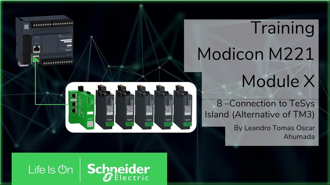 Training - M221 - M10.8 Connection to TeSys Island (Alternative of TM3 modules)