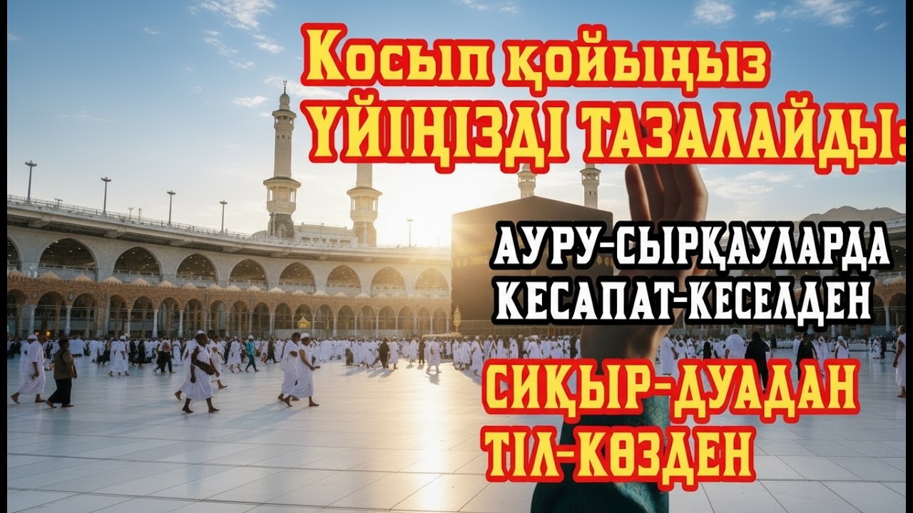 Үйіңізде жаман энергия болмасын қосыпқойыңыз