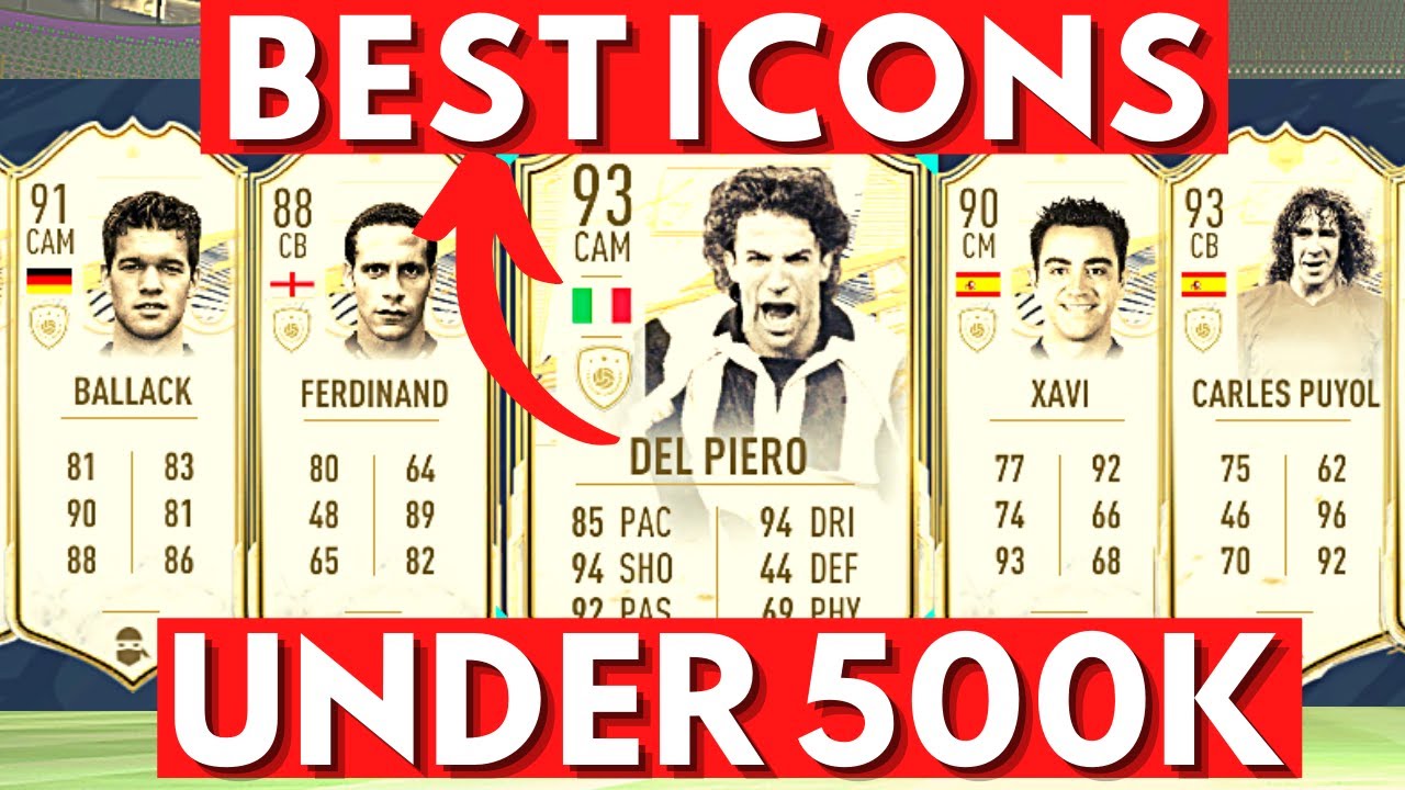 TOP 5 BEST ICONS IN FIFA 21 (UNDER 500K COINS) - Meta Icon Buying Guide FUT 21