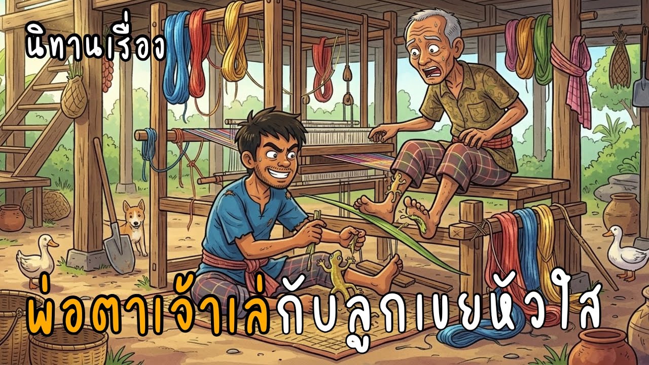 พ่อตาเจ้าเล่ห์ กับลูกเขยหัวใส บทพิสูจน์เขยขวัญ! พ่อตาสั่งให้ไปจับเสือ #นิทานพื้นบ้าน #นิทานก่อนนอน