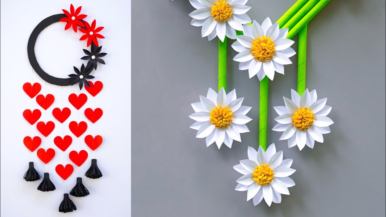 2 Beautiful | DIY Wall Decor - Paper Wallmate Hanging Crafts Ideas