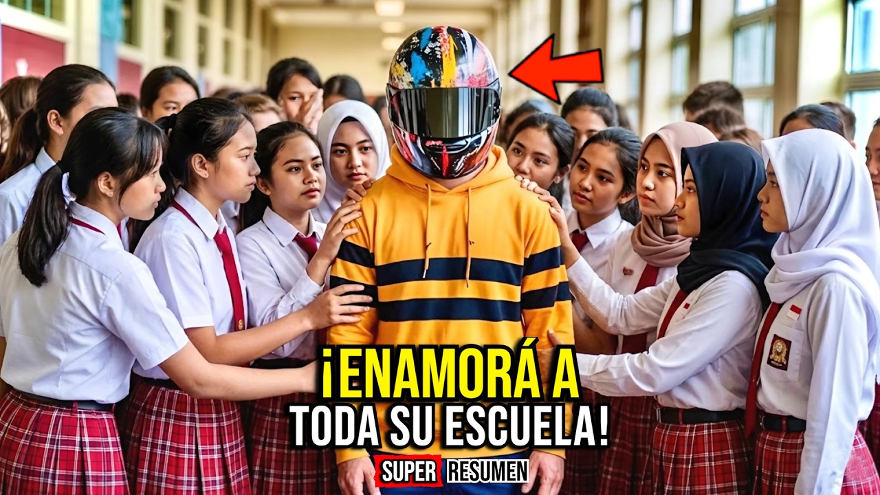 🔥CHICO GUAPO USA CASCO PARA NO LLAMAR LA ATENCIÓN PERO DE TODAS MANERAS ENAMORA A TODAS