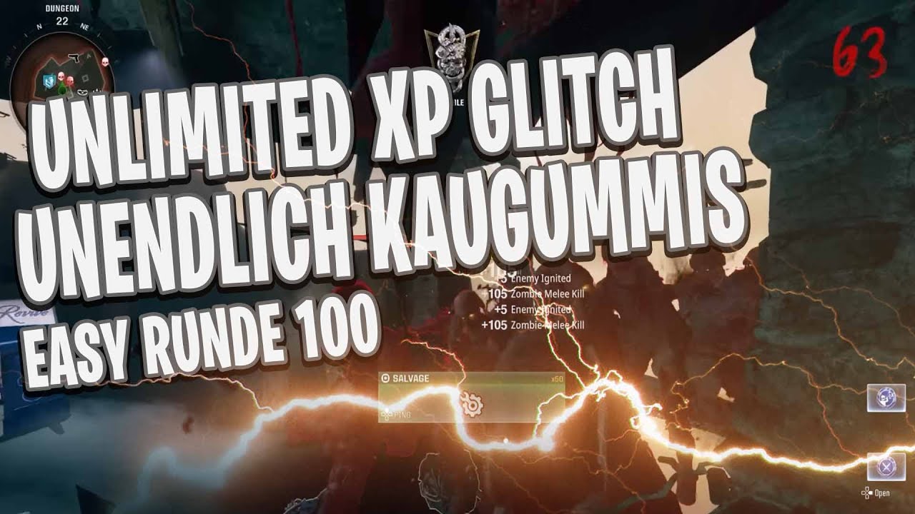SOLO UNLIMITED KAUGUMMIS ❌ XP GOD MODE AFK 🔥 BLACK OPS 6 ZOMBIES CITADELLE DES MORTS GLITCH PILE UP