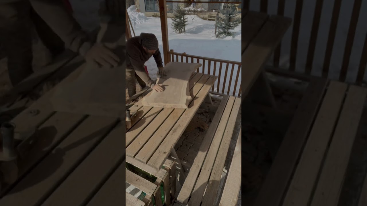 Kütük masa,ceviz masa nasıl yapılır, ahşap masa