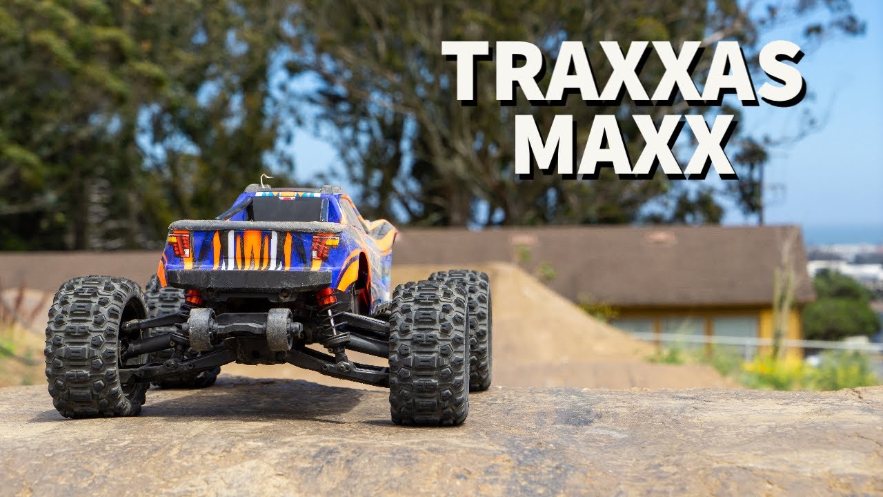 Traxxas Maxx V2 shredding up the BiKE park