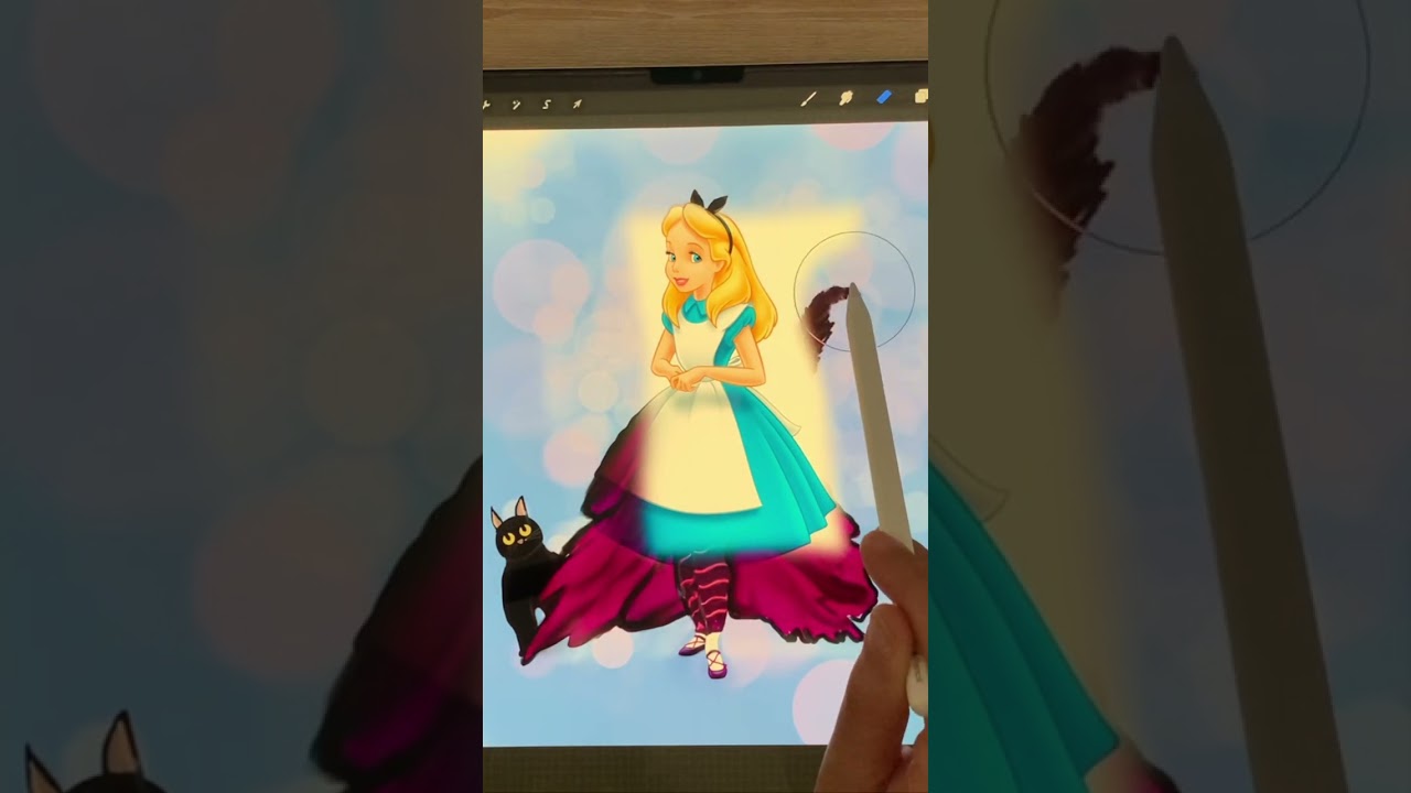 Disney Transformation #shorts #digitalart #disney #glowup #transformation #artwork #procreate