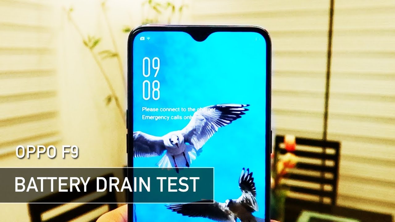OPPO F9 Battery Drain Test | Zeibiz