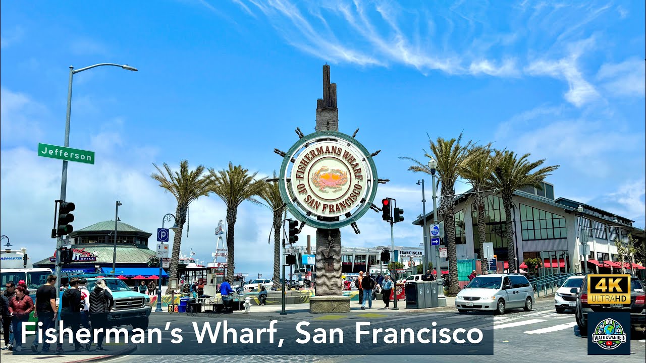Fisherman’s Wharf and Pier 39, San Francisco - 4K Walking Tour