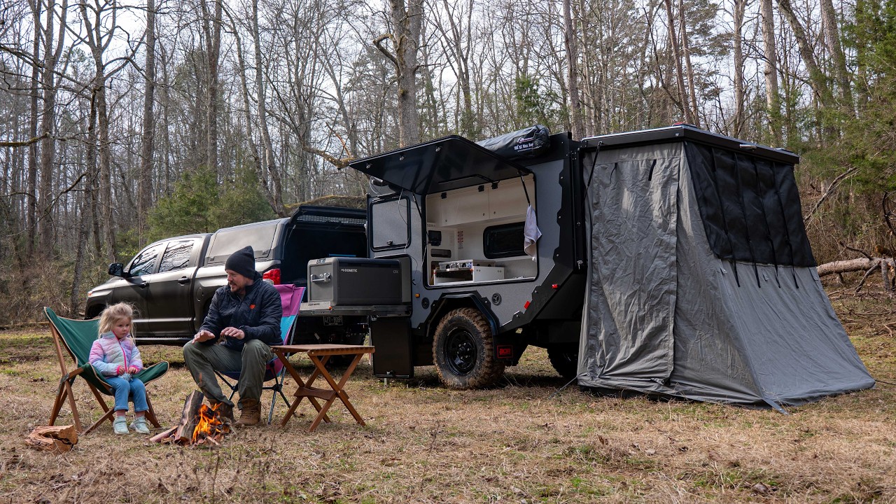 First time camping in the AOR Sierra Off Road Trailer...