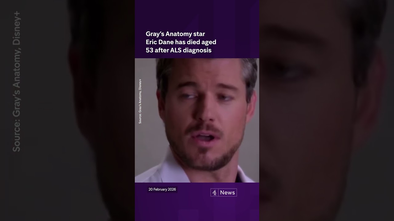 Gray's Anatomy star Eric Dane has died after ALS diagnosis
