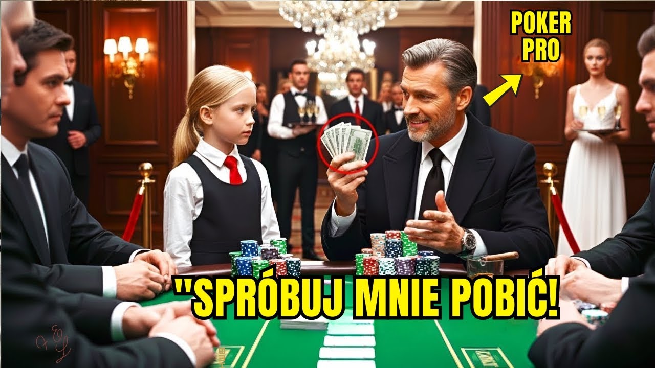 „Pokonaj mnie, a dam 1 mln$” — pokerzysta zaśmiał się; córka służącej okazała się strategiem