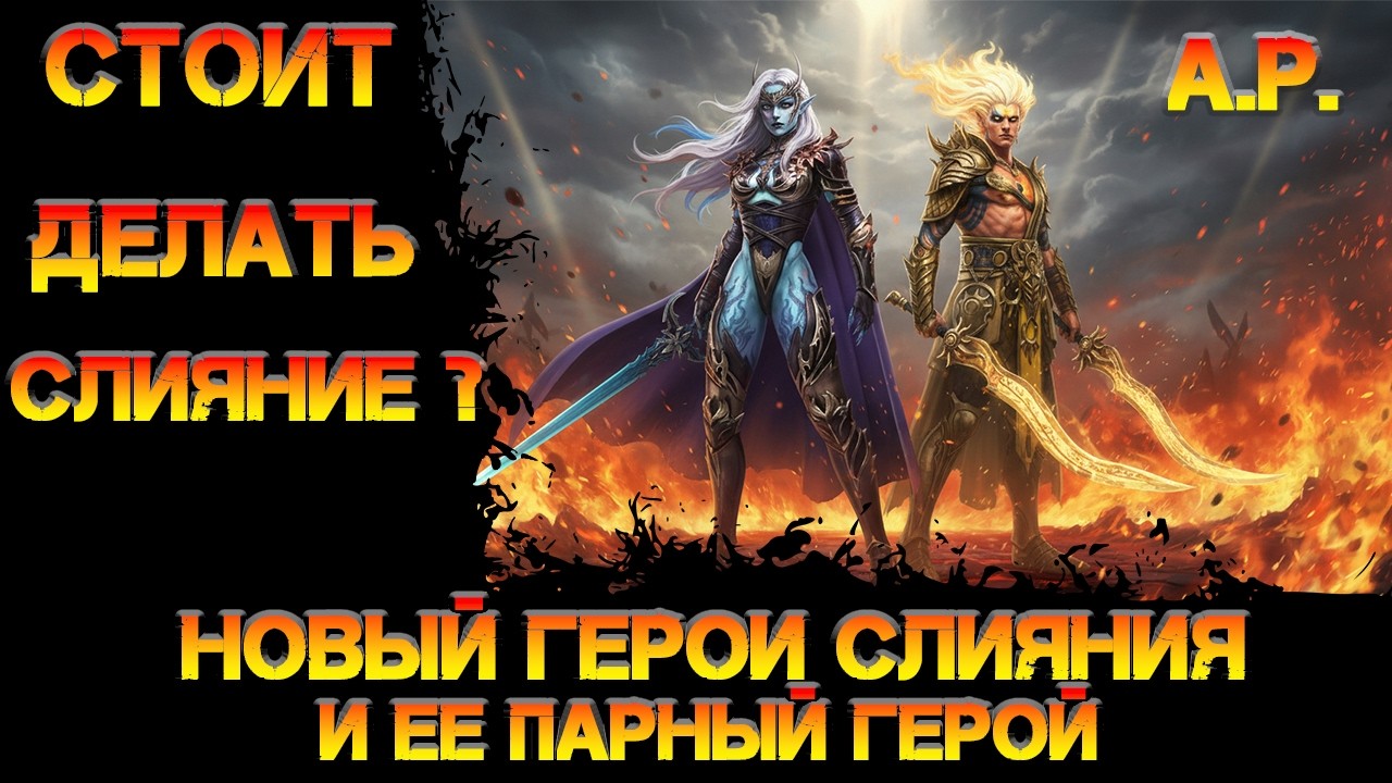 Стоит делать новое слияние , рассмотрим  героя слияния и ее парного героя в игре Raid Shadow Legends