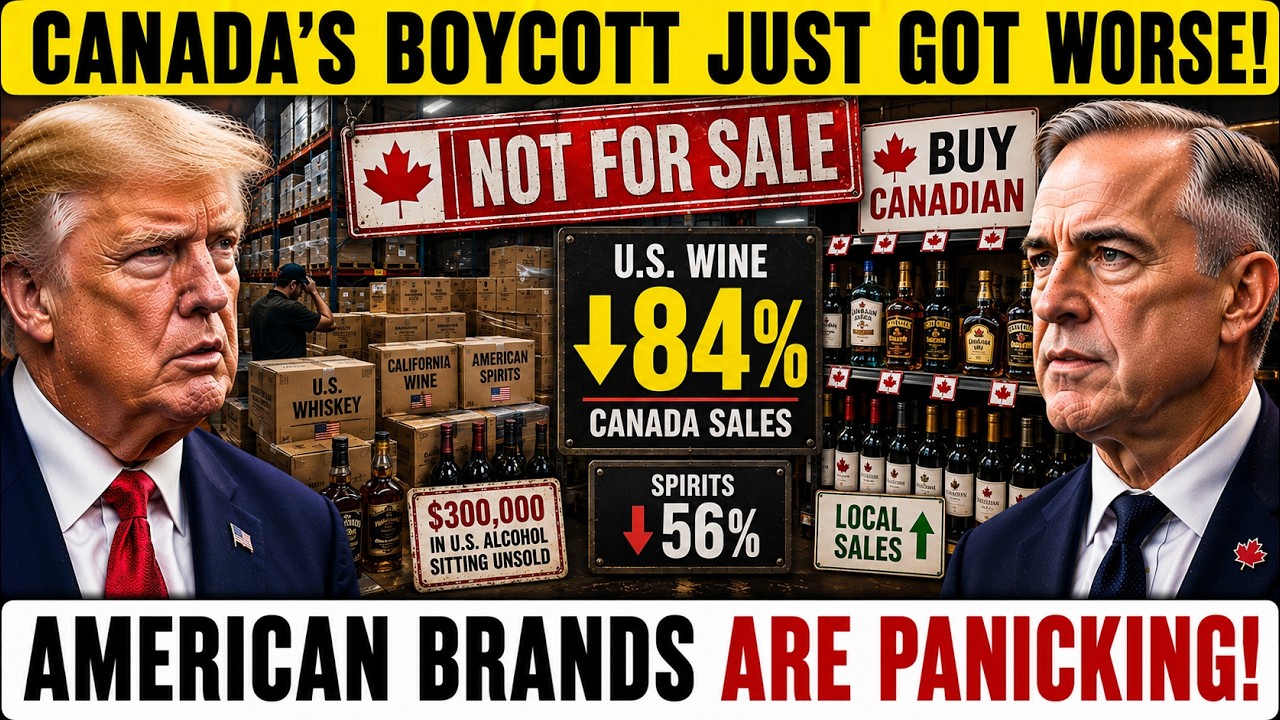 Canada's Alcohol Boycott Just Got WORSE &mdash; American Brands Are Panicking