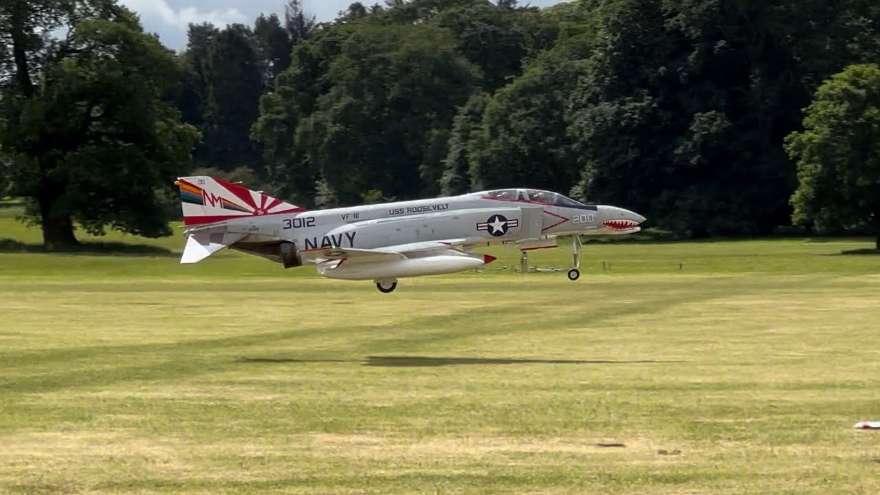 CARF Giant F-4 - Weston Park 2024 - First Flight in the United Kingdom - 14 June 2024