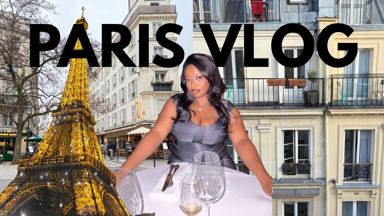 PARIS VLOG - CAFES,  VINTAGE SHOPPING, LOUVRE MUSEUM & MORE