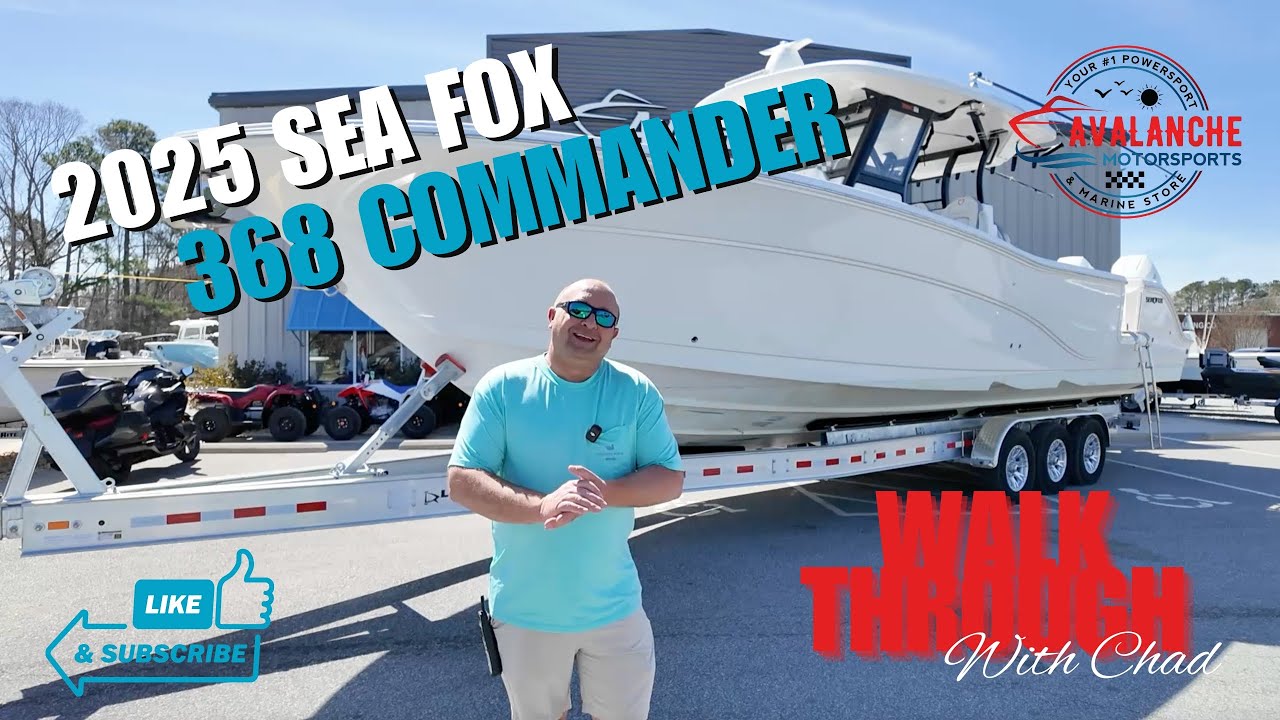 2025 SEA FOX 368 COMMANDER WALK THROUGH | INVENTORY AT #AVALANCHEMOTORSPORTS