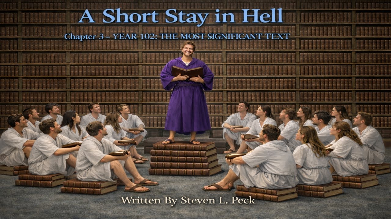 A Short Stay in Hell - Chapter 3 - YEAR 102: THE MOST SIGNIFICANT TEXT - Written By Steven L. Peck
