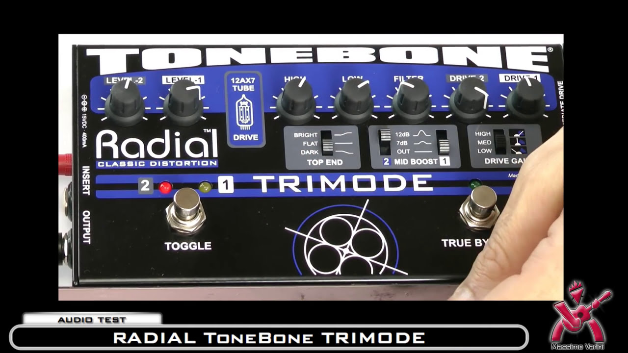AUDIO TEST #43 Audio Test: RADIAL tonebone TRIMODE Classic Distortion - Massimo Varini