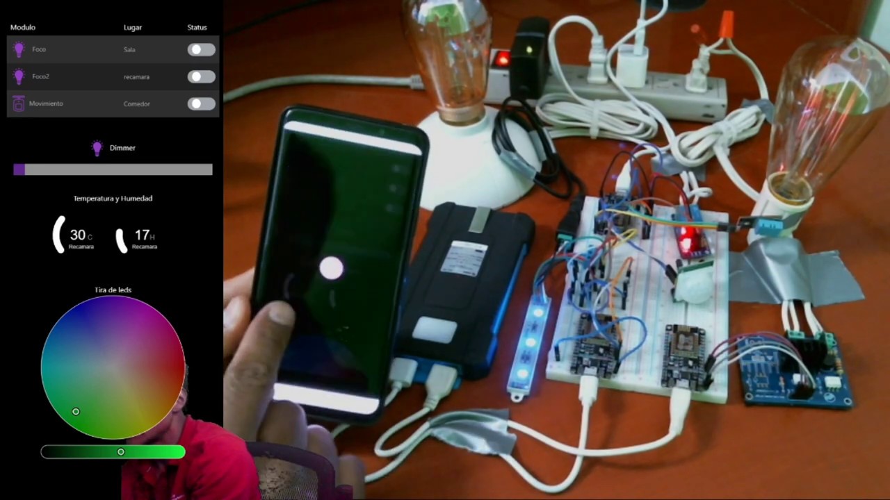 Proyecto de Domótica con NodeMCU WiFi