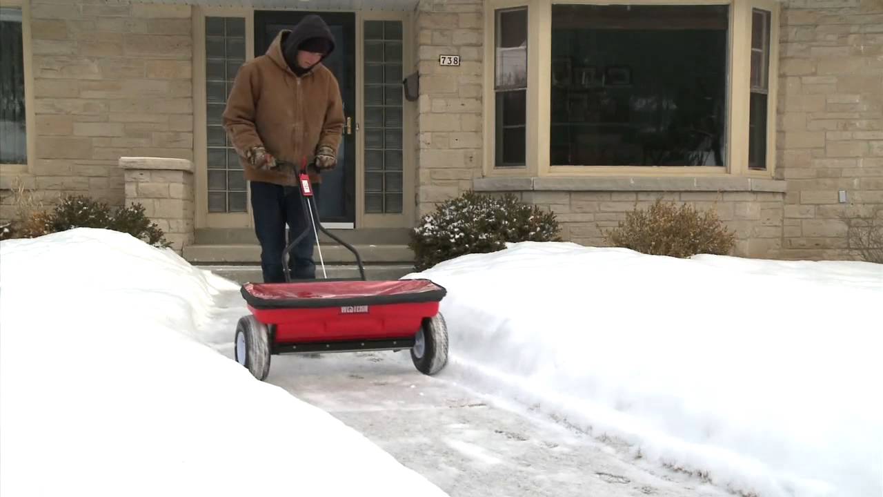 WESTERN® Snowplows - Walk-Behind Spreaders