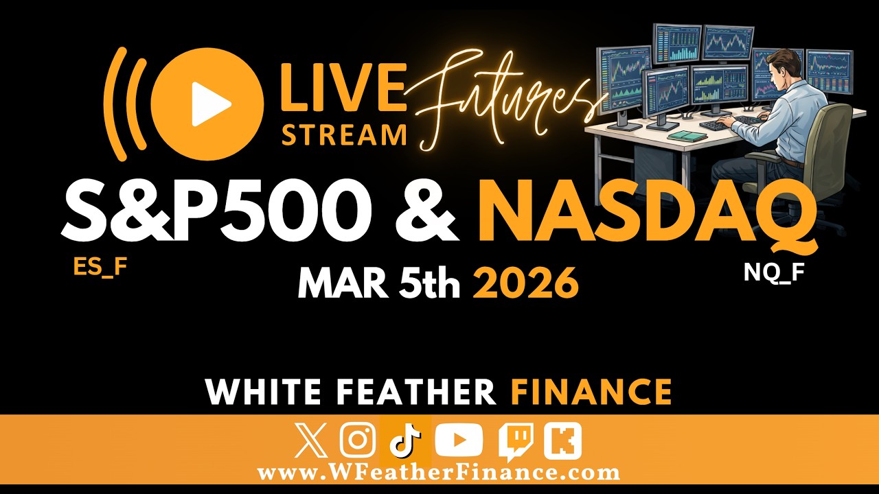 Live Trading S&P500 & NASDAQ Futures $NQ 3/5/2026 #nasdaqfutures #techearnings  #daytrading