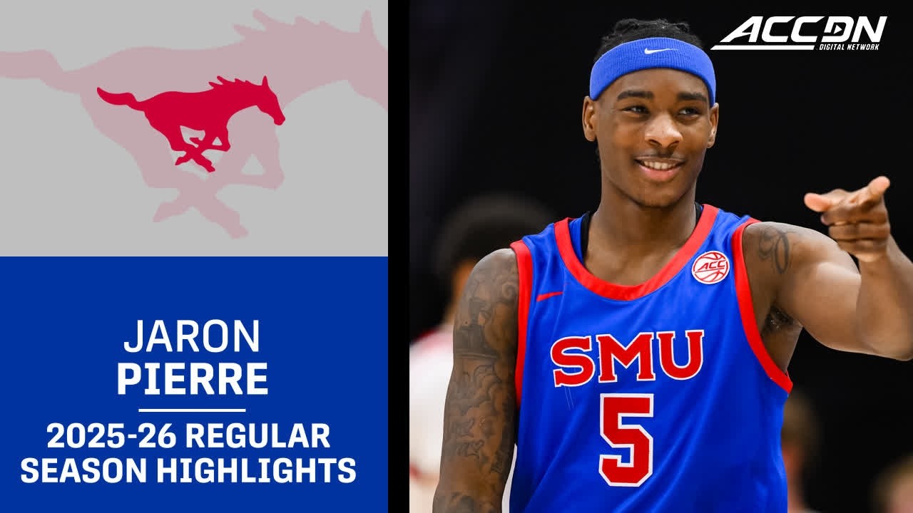SMU Guard Jaron Pierre Jr. Regular Season Highlights | 2025-26 ACC Men's Basketball