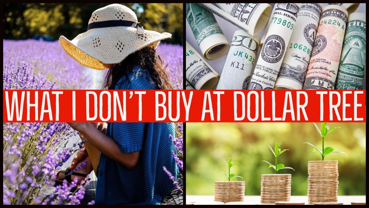 Things I DON'T BUY At The Dollar Tree - Worst Dollar Tree Products