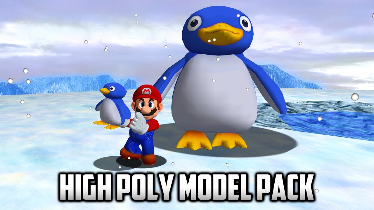 ⭐ Super Mario 64 PC Port - High Poly Model Pack #2