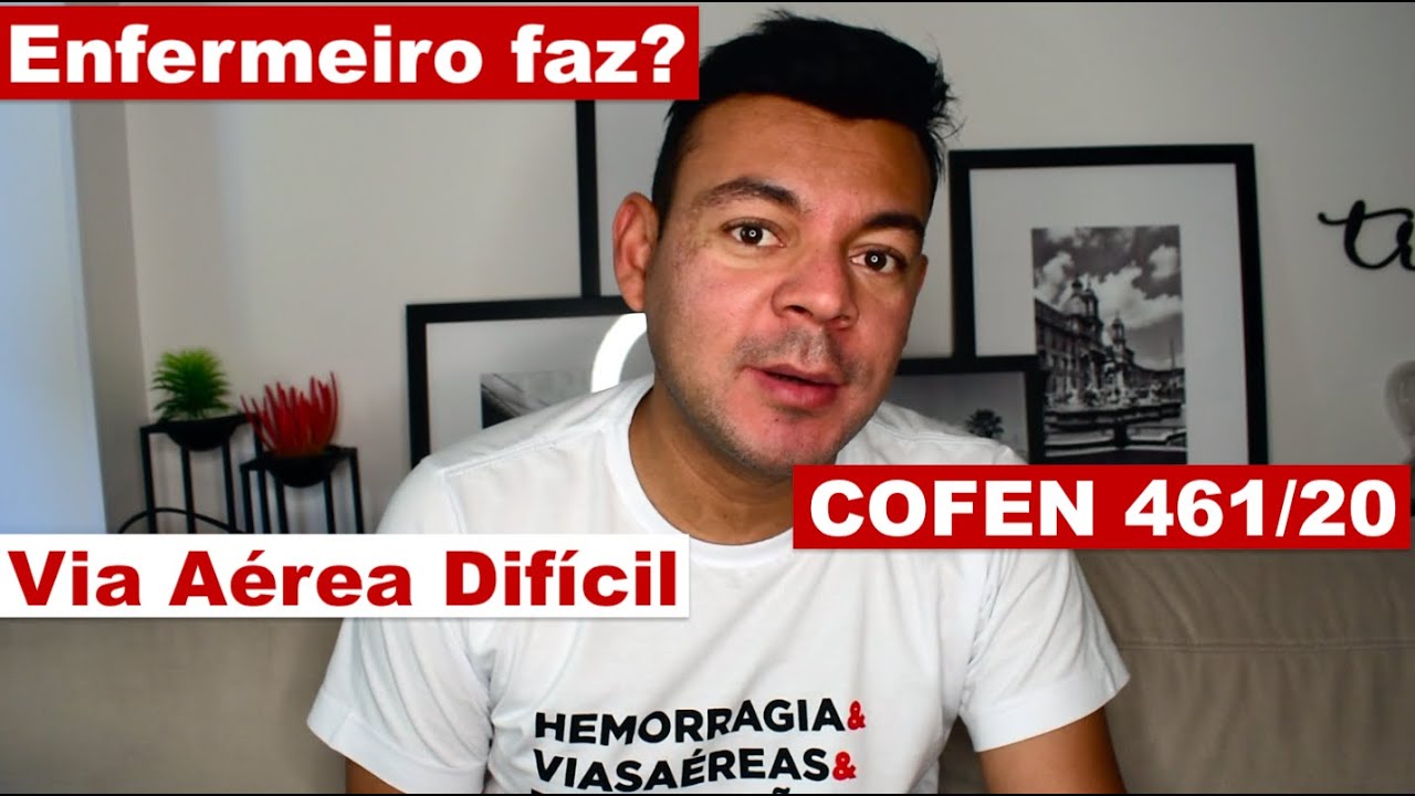 Veja a resolução do COFEN 641/20, ENFERMEIRO faz via aérea avançada?