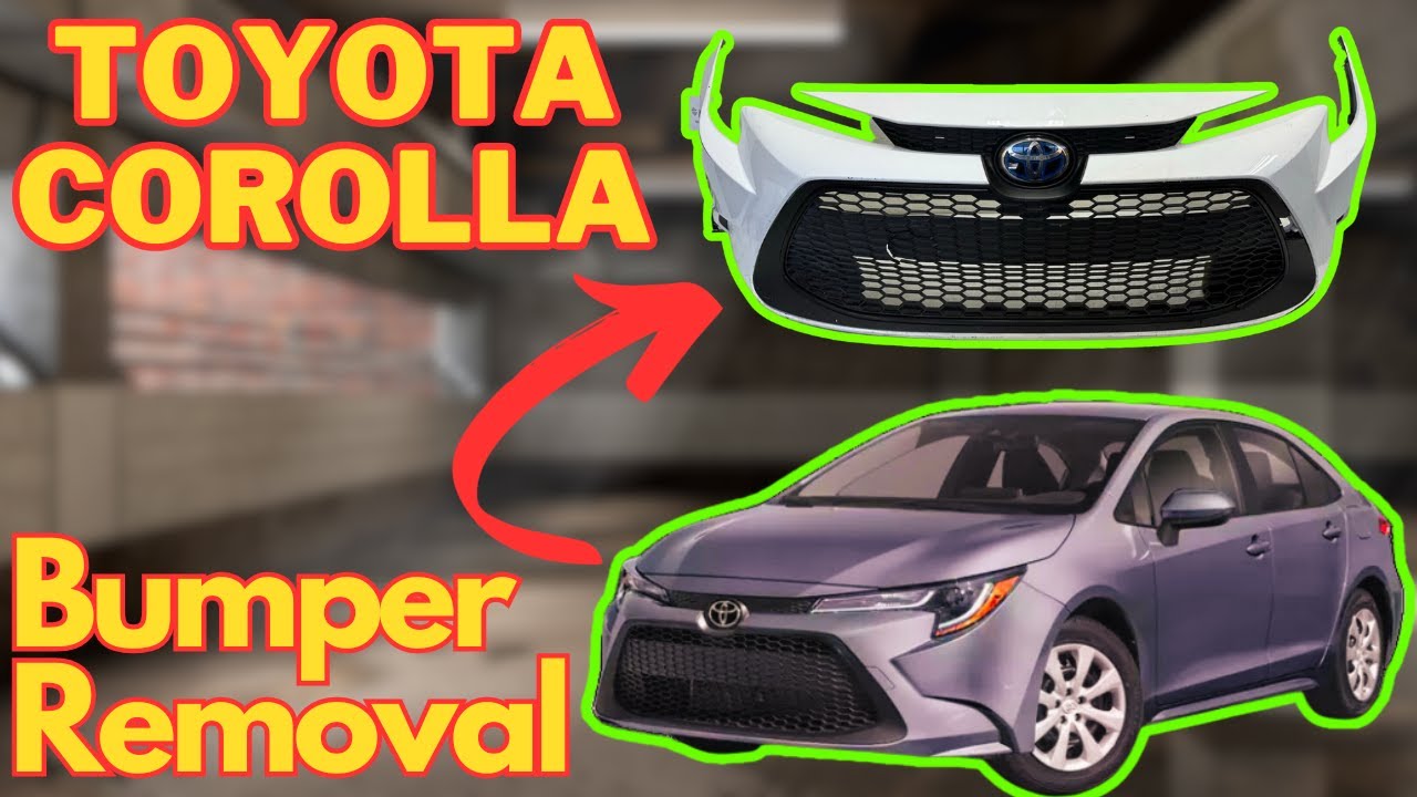 Снятие переднего бампера Toyota Corolla SE 2020-2024 гг. / быстрое и безопасное снятие/установка ...